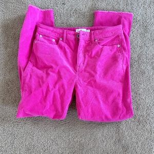 Vineyard Vines hot pink corduroys